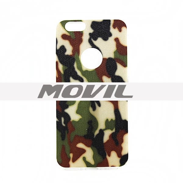 NP-2363 Color del camuflaje de TPU para iPhone 6-8